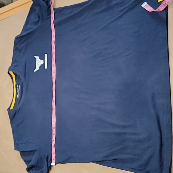 Under Armour Mens Project Rock Blood Sweat Respect Shirt Navy Blue Size 2XL - Picture 5 of 10